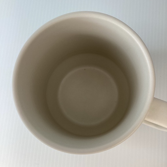 Starbuck Coffee Mug Cup Embossed Siren Mermaid Matte White Gold Hearts 12oz - Picture 5 of 8